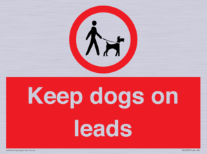 Keep dogs on leads